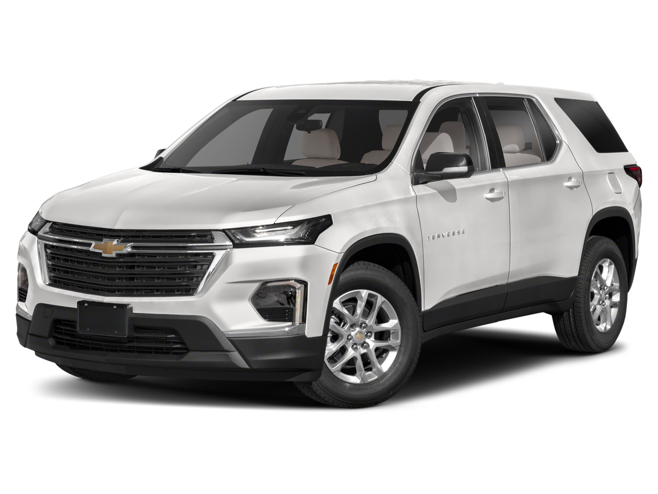 2023 Chevrolet Traverse LT Cloth in Sterling Gray Metallic — front three-quarter view