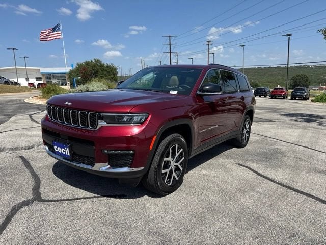 2024 Jeep Grand Cherokee L Limited 4x2 in Red — front three-quarter view