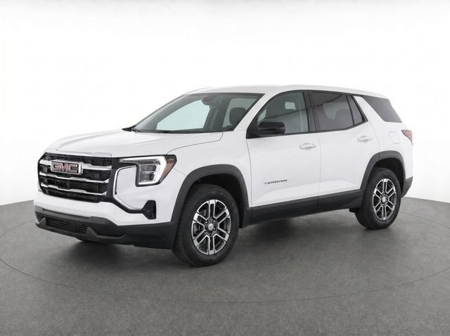 2026 GMC Terrain Elevation in Summit White — front three-quarter view