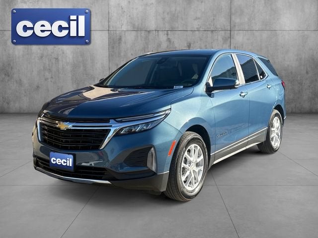 2024 Chevrolet Equinox LT in Lakeshore Blue Metallic — front three-quarter view