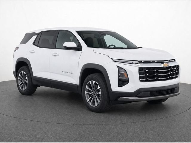 2026 Chevrolet Equinox LT in Summit White — front three-quarter view