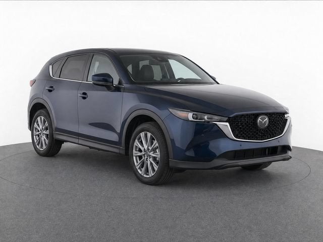 2025 Mazda Mazda CX-5 2.5 S Preferred Package in Blue — front three-quarter view