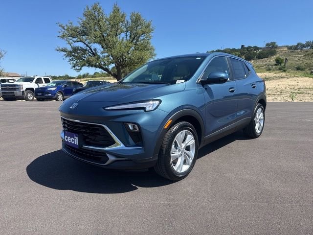 2026 Buick Encore GX Preferred in Ocean Blue Metallic — front three-quarter view