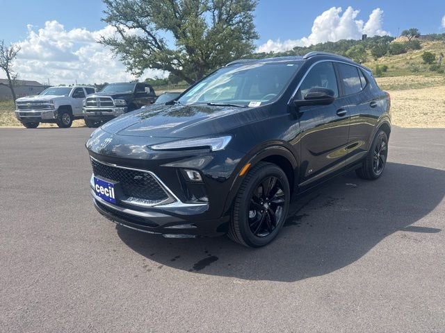 2026 Buick Encore GX Sport Touring in Ebony Twilight Metallic — front three-quarter view