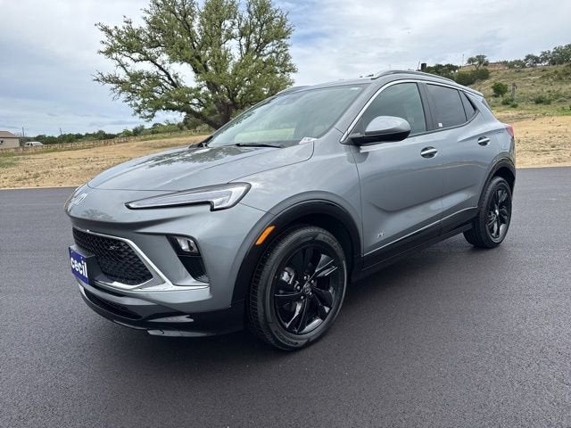 2026 Buick Encore GX Sport Touring in Moonstone Gray Metallic — front three-quarter view