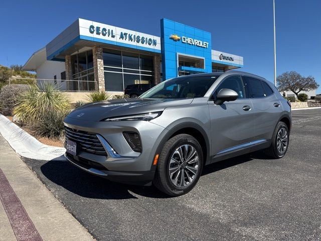 2026 Buick Envision Preferred in Moonstone Gray Metallic — front three-quarter view